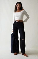 PacSun Eco Black Ripped '90s Boyfriend Jeans