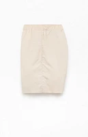 Pacsun Oatmeal Baggy 4.5" Swim Trunks