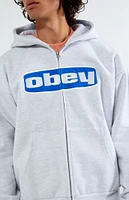 Obey Boxed Extra Heavyweight Zip Hoodie