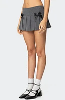 Edikted Bowen Pinstripe Pleated Mini Skort