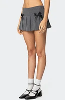 Edikted Bowen Pinstripe Pleated Mini Skort