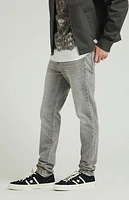 Pacsun Stacked Skinny Gray Jeans