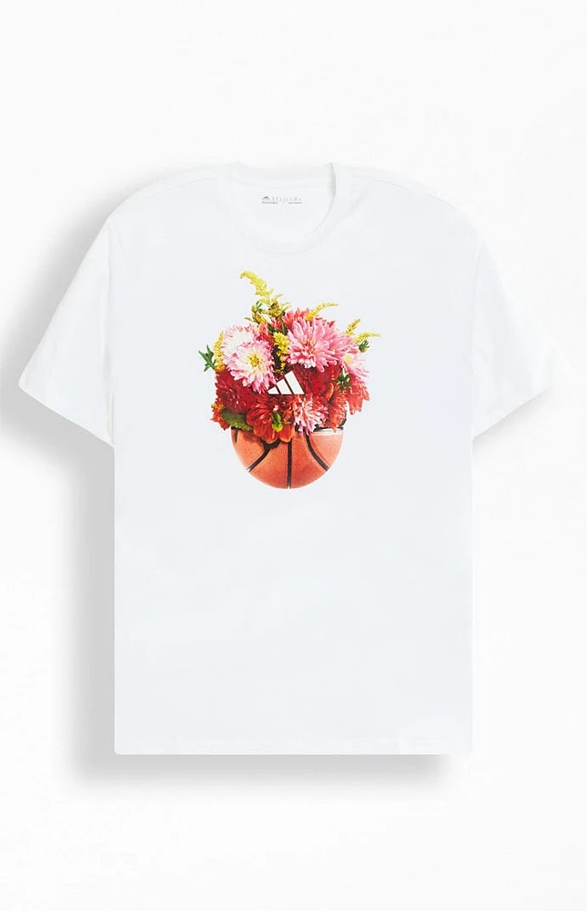 adidas Eco Floral Hoops Graphic T-Shirt