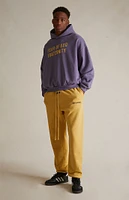 Fear of God Essentials Lavender Heavy Fleece Hoodie