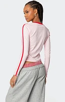 Edikted Peachy Long Sleeve T-Shirt
