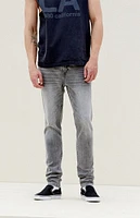 PacSun Comfort Stretch Gray Stacked Skinny Jeans