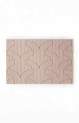 Beige Multicolor Large Welcome Mat