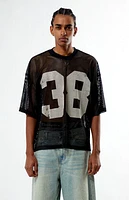 Pacsun 38 Black Mesh Jersey