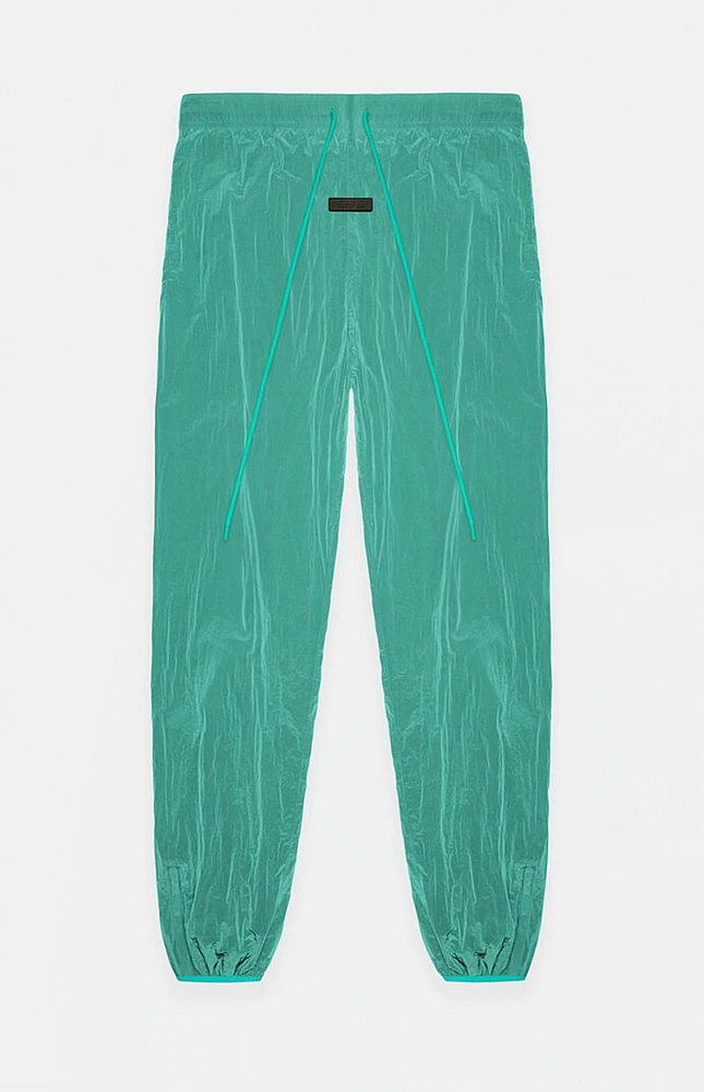 Fear of God Essentials Women's Mint Leaf Crinkle Nylon Track Pants