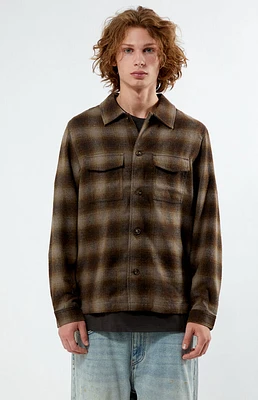 Rhythm Criss Cedar Plaid Overshirt