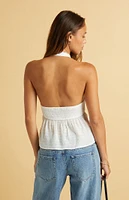 Beverly and Beck Zara Halter Top