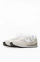 New Balance Kids Off White 574 Shoes