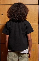 Pacsun Kids Black Arlo Camp Shirt