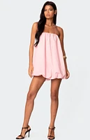 Edikted Met Strapless Bubble Mini Dress