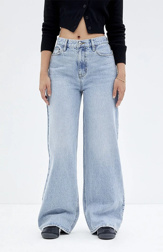 PacSun Cali Light Indigo Baggy Boyfriend Jeans