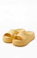 Puma Women's Beige Mayze Stack Injex Slide Sandals