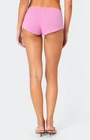 Edikted Cherrie Pointelle Shorts