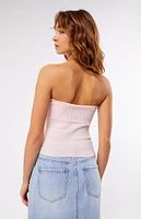 LA Hearts Florence Fold-Over Tube Top