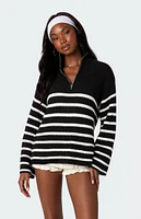 Oversized Quarter Zip Sweater