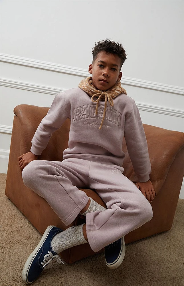 PacSun Kids Straight Leg Embroidered Sweatpants