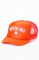 Diamond Cross Ranch Orange Wyoming Trucker Hat