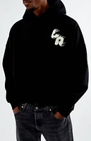 Pacsun Fiery LA Cropped Hoodie
