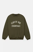 Fear of God Essentials Military Fleece Crew Neck Sweatshirt