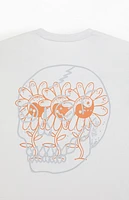 Hurley Skulls And Flowers T-Shirt
