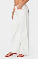 Edikted Strawberry Bow Pocket Jeans