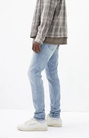 PacSun Stacked Skinny Light Indigo Jeans