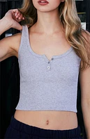 John Galt Gray Dalis Tank Top