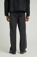 PacSun Black Bolton Baggy Track Pants