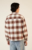 PacSun Niko Plaid Overshirt Jacket