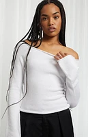 Beverly & Beck Off-The-Shoulder Flare Sweater