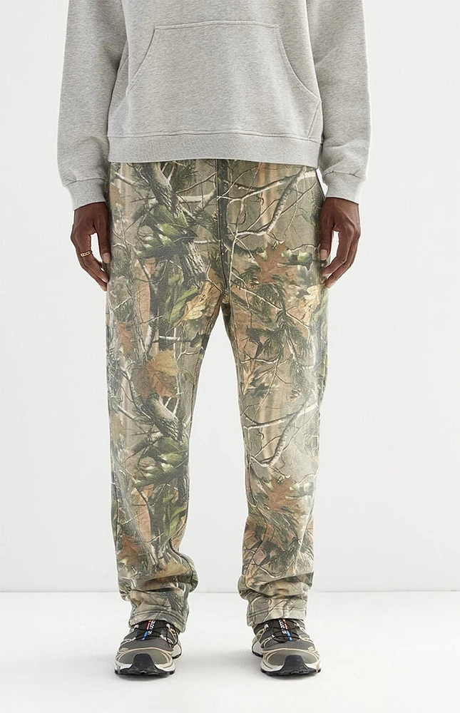 PacSun Camo Straight Leg Sweatpants