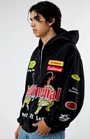 PacSun Subliminal Racing Full Zip Hoodie