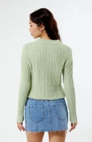 Glamorous Cropped Knit Sweater