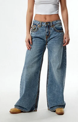 True Religion Jessie Flap Super Baggy Jeans