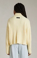 Fear of God Essentials Garden Yellow Turtleneck Sweater