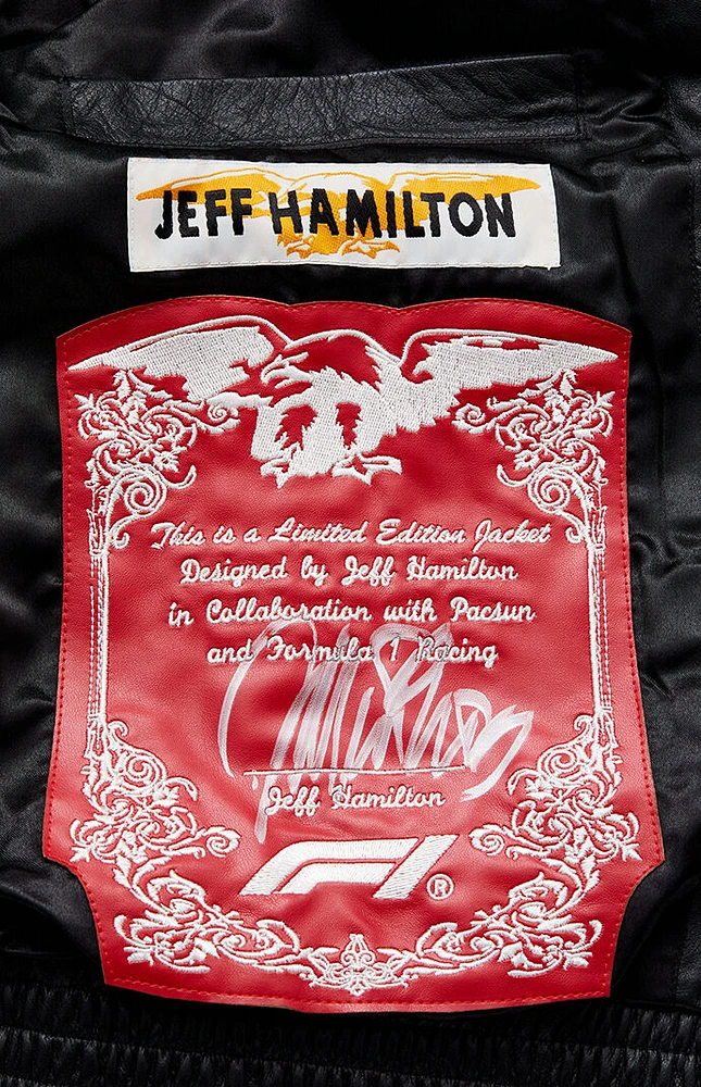 Jeff Hamilton x Formula 1 PacSun Full Leather Racing Jacket