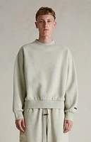 Fear of God Essentials Heather Stone Classic Fleece Crew Neck Sweatshirt