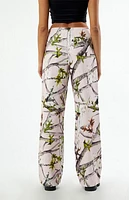 Pacsun Pink Camo Baggy Sweatpants
