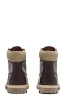 Timberland Women's Burgundy Premium 6inch Waterproof Lace-Up Boots