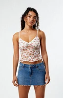 Pacsun Stretch Dark Indigo Micro Denim Mini Skirt