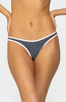Edikted Dina Contrast Bikini Bottom