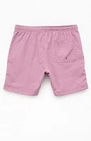 Pacsun Purple Collegiate 6.5" Swim Trunks
