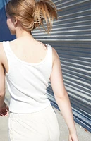 John Galt White Marisa Tank Top