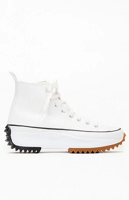 Converse White Run Star Hike High Top Sneakers