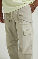 PacSun Beige Baggy Cargo Pants