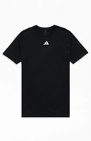 adidas Kids Embroidered Black Logo T-Shirt